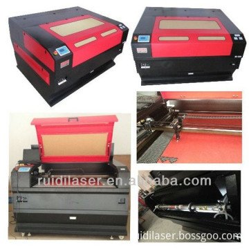 Double Efficiency! Laser Fabric & Crystal Sheet Cutting and Engraving Machine FOR Garment Industry